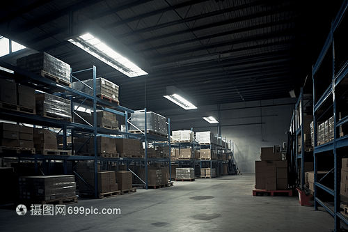 工廠倉庫內(nèi)的貨物倉儲服務
